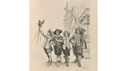 D’Artagnan und die drei Musketiere, Illustration von 1894