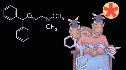 H1 Blocker: 1. Generation Strukturformel