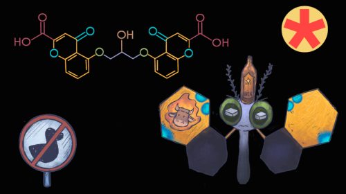 Cromoglicinsäure Strukturformel