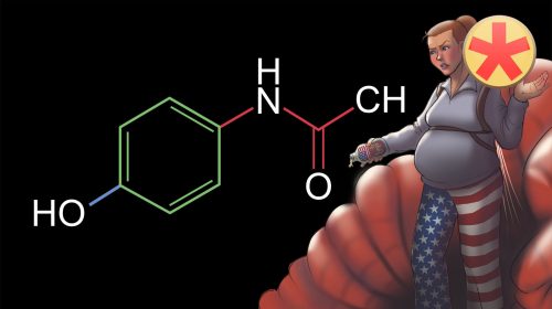 Paracetamol Strukturformel