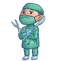 Chirurgie lernen mit den Eselsbrücken von Meditricks.de