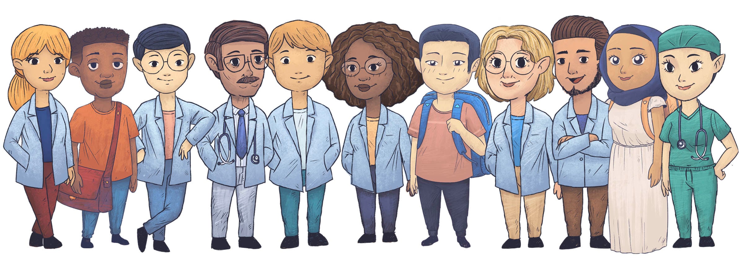 Illustration zu Gleichberechtigung und Diversität bei Meditricks