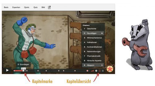 Videokapitel Funktion auf Meditricks.de